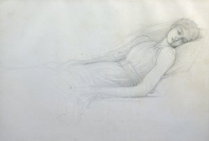 「眠れる森の美女」の研究 作： Edward Burne Jones